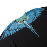 Marcelo Burlon T Shirt MB Jungle Blue Wings Seamless Printing Men and Women Same Style