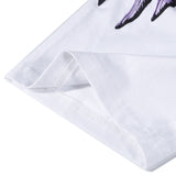 Marcelo Burlon T Shirt MB Violet Wings Pattern Pure Cotton Men and Women Same Style