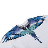 Marcelo Burlon T Shirt MB Wings Pattern Pure Cotton Men and Women Same Style