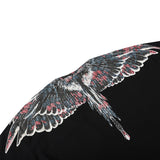 Marcelo Burlon T Shirt MB Wings Pattern Pure Cotton Men and Women Same Style