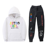 Travis Scott Astroworld Hoodie & Pant 2 Piece Set Hooded Sweater Set Set
