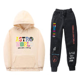 Travis Scott Astroworld Hoodie & Pant 2 Piece Set Hooded Sweater Set Set