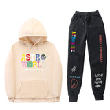 Travis Scott Astroworld Hoodie & Pant 2 Piece Set Hooded Sweater Set Set