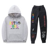 Travis Scott Astroworld Hoodie & Pant 2 Piece Set Hooded Sweater Set Set