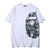 WGM Shirt Summer Luminous round Neck T-shirt Men's Casual