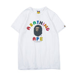 WGM Shirt Spring and Summer Cartoon Printed T-shirt Casual round Neck Loose T Short Sleeve