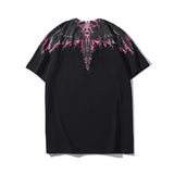 Marcelo Burlon T Shirt MB Wings Pattern Pure Cotton Men and Women Same Style