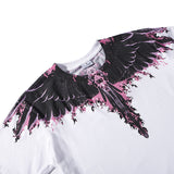 Marcelo Burlon T Shirt MB Wings Pattern Pure Cotton Men and Women Same Style