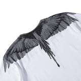 Marcelo Burlon T Shirt MB Wings Pattern Men and Women Same Style Pure Cotton