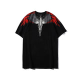 Marcelo Burlon T Shirt MB Wings Pattern Pure Cotton Men and Women Same Style