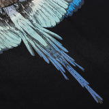 Marcelo Burlon T Shirt MB Wings Pattern Pure Cotton Men and Women Same Style