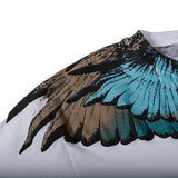 Marcelo Burlon T Shirt MB Diamond Wings Pattern for Men and Women