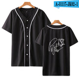 Baggy Baseball Jersey Short Sleeve Summer Baseball Uniform Men'S Baseball Shirt
