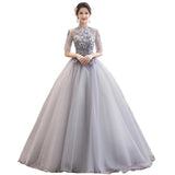 Women's Evening Dress Ball Gown Princess Quinceanera Wedding Dresses Costume Tulle Tutu Dress Dress Host Annual President Evening Dress