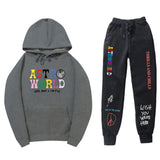 Travis Scott Astroworld Hoodie & Pant 2 Piece Set Hooded Sweater Set Set