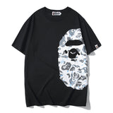 WGM Shirt Summer Luminous round Neck T-shirt Men's Casual