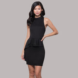 Formal Dresses & Gowns Spring/Summer Women's Dress Slim-Fit Lotus Leaf Dress