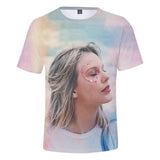 Taylor Swift Merch Summer Fashion Casual 3D Color Printed Short Sleeve T-shirt