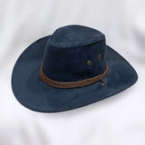 Cowboy Hats Suede Spring and Summer Men's and Women's Outdoor Mountaineering Wide Brim Hat Fedora Hat