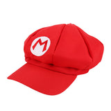 Mario Hat Octagonal Cap Super Mary Cartoon Surrounding the Game Cosplay