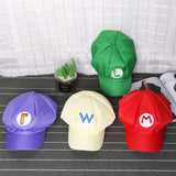 Mario Hat Octagonal Cap Super Mary Cartoon Surrounding the Game Cosplay