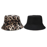 Leopard Fur Hat Summer Sun Hat