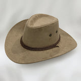 Cowboy Hats Suede Spring and Summer Men's and Women's Outdoor Mountaineering Wide Brim Hat Fedora Hat