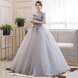 Women's Evening Dress Ball Gown Princess Quinceanera Wedding Dresses Costume Tulle Tutu Dress Dress Host Annual President Evening Dress