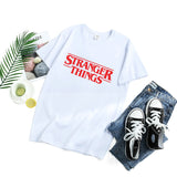 Stranger Things T Shirt Letter Print Short-Sleeve T-shirt Women's Bottoming Shirt