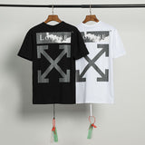 Caravaggio T Shirt Letter Religious Print Short Sleeve T-shirt Men and Women Loose