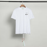 Caravaggio T Shirt Letter Religious Print Short Sleeve T-shirt Men and Women Loose