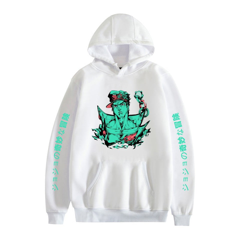 JoJo's Bizarre Adventure Dressing Printed Loose Hooded Sweater