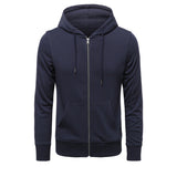 Black Zip Up Hoodie Sweater Men 'S Hooded Sports Men Coat Men 'S Knitted Zipper Shirt