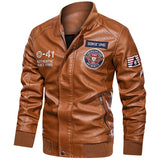 Graphic Leather Jacket Women's Men's Spring and Autumn Jacket Casual Coat Pu Jacket Baseball Fleece-Lined Stand