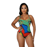 Swimming Suit Women's Beach Print One Piece Swimsuit Swimsuit Women's One-Piece Women's Suit Fashion