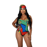 Swimming Suit Women's Beach Print One Piece Swimsuit Swimsuit Women's One-Piece Women's Suit Fashion