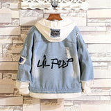 Comic Denim Jacket Men's Women's Pullover Coat Spring Clothing