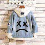 Comic Denim Jacket Men's Women's Pullover Coat Spring Clothing
