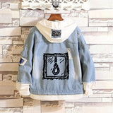 Comic Denim Jacket Men's Women's Pullover Coat Spring Clothing