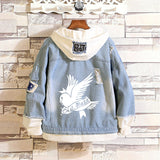 Comic Denim Jacket Men's Women's Pullover Coat Spring Clothing