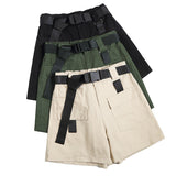 Women's Cargo Shorts Workwear Shorts Summer Loose Straight Pants