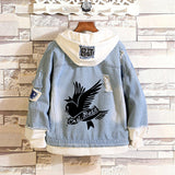 Comic Denim Jacket Men's Women's Pullover Coat Spring Clothing