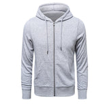 Black Zip Up Hoodie Sweater Men 'S Hooded Sports Men Coat Men 'S Knitted Zipper Shirt