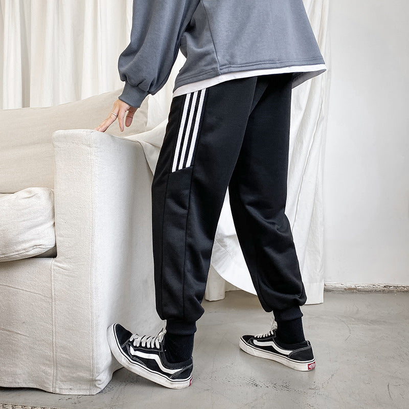 Men Pants Men's Knitted Loose Pants Sports Pants Spring and Autumn