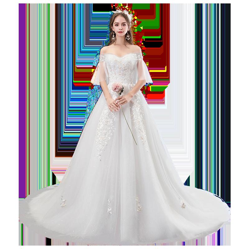 Women's Evening Dress Ball Gown Princess Quinceanera Wedding Dresses Trailing Simple Wedding Dress Dress Skirt