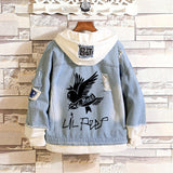 Comic Denim Jacket Men's Women's Pullover Coat Spring Clothing