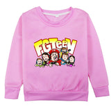 Fgteev GRANNY'S House Gurkey Fgteev Printing Children's Round Neck Brushed Hoody