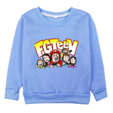 Fgteev GRANNY'S House Gurkey Fgteev Printing Children's Round Neck Brushed Hoody