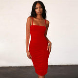 Hot Women In Tight Dresses Summer Sexy Sleeveless Sheath Dress