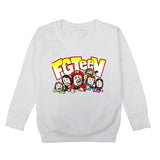 Fgteev Thin Round Neck Pullover Children's Sweater Long Sleeve Top